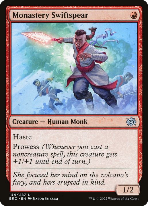 Monastery Swiftspear in the group Magic the Gathering / Types / Colors / Red at Proxyprinters.com (78578)