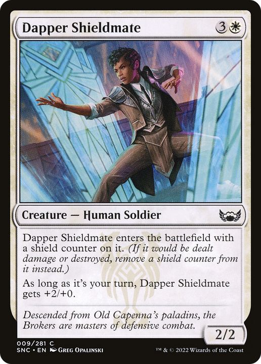 Dapper Shieldmate in the group Magic the Gathering / Types / Colors / White at Proxyprinters.com (78600)