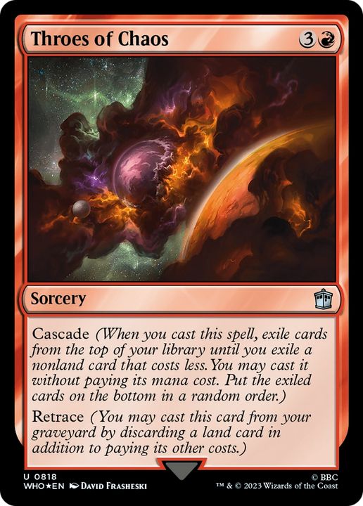 Throes of Chaos in the group Magic the Gathering / Types / Colors / Red at Proxyprinters.com (78620)