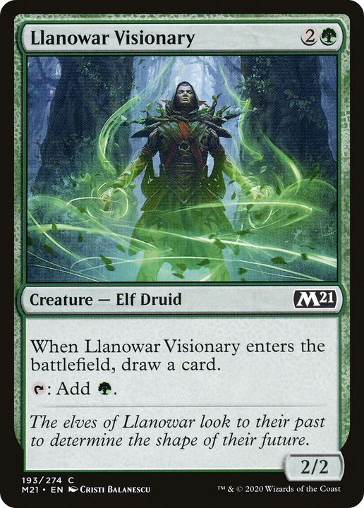 Llanowar Visionary in the group Magic the Gathering / Types / Colors / Green at Proxyprinters.com (78622)