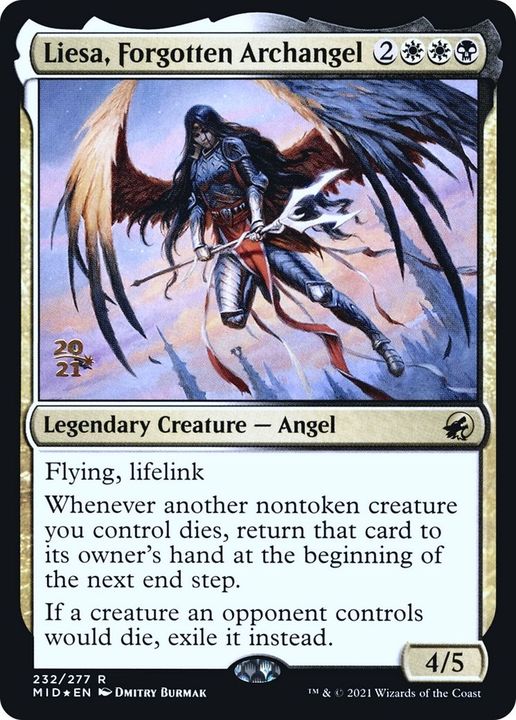 Liesa, Forgotten Archangel in the group Magic the Gathering / Sets / Innistrad: Midnight Hunt Promos at Proxyprinters.com (7863)