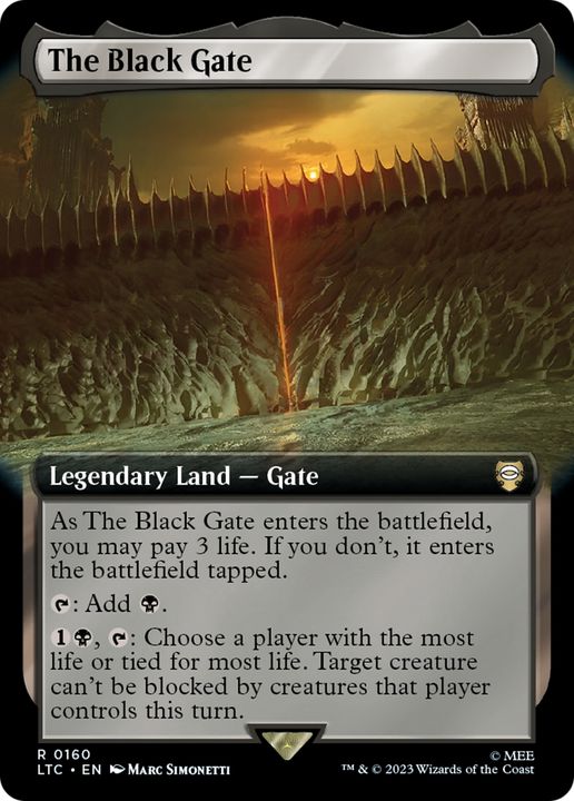 The Black Gate in the group Magic the Gathering / Types / Colors / Colorless at Proxyprinters.com (78648)