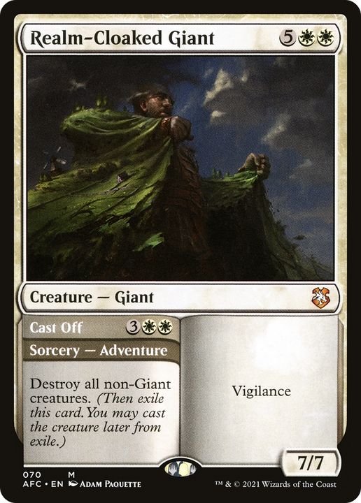 Realm-Cloaked Giant // Cast Off in the group Advanced search at Proxyprinters.com (78661)