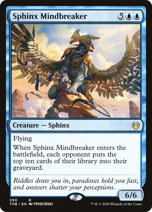 Sphinx Mindbreaker in the group Magic the Gathering / Types / Colors / Blue at Proxyprinters.com (78676)