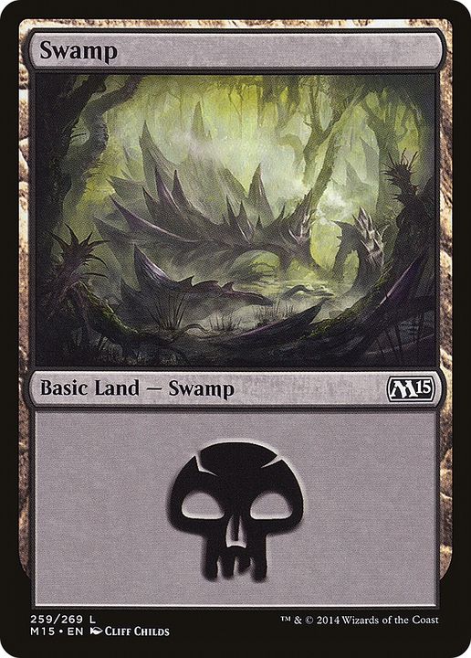 Swamp in the group Magic the Gathering / Sets / Magic 2015 Tokens at Proxyprinters.com (78685)