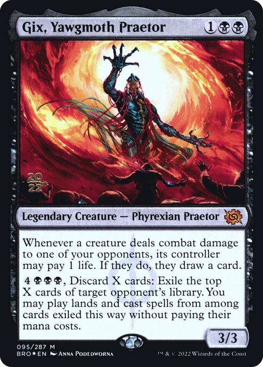 Gix, Yawgmoth Praetor in the group Magic the Gathering / Sets / The Brothers' War Promos at Proxyprinters.com (78698)