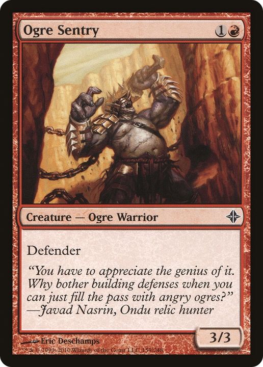 Ogre Sentry in the group Magic the Gathering / Sets / Rivals of Ixalan at Proxyprinters.com (78700)