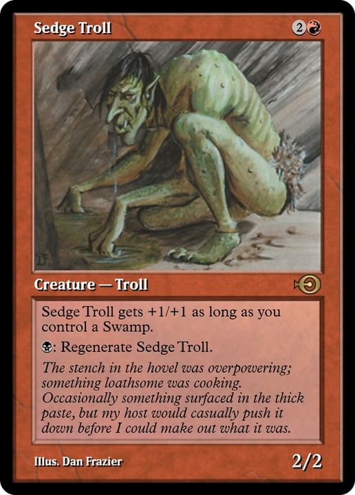 Sedge Troll in the group Magic the Gathering / Types / Colors / Red at Proxyprinters.com (78711)