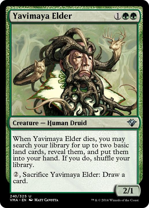 Yavimaya Elder in the group Magic the Gathering / Sets / Vintage Masters at Proxyprinters.com (78728)