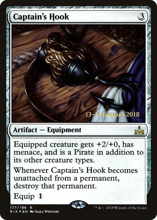 Captain's Hook in the group Magic the Gathering / Types / Artifacts / Artifact at Proxyprinters.com (78737)