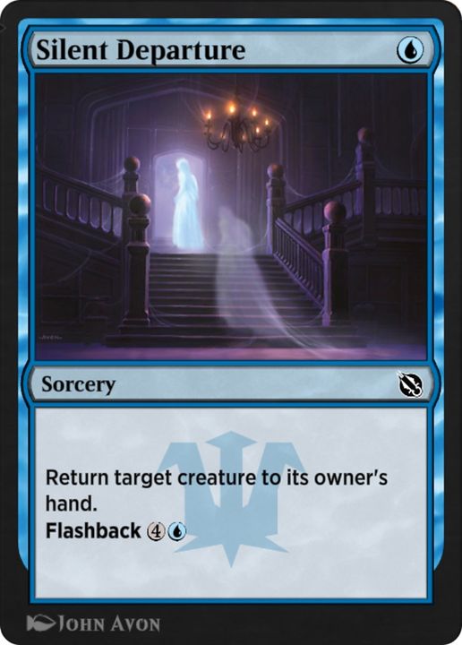 Silent Departure in the group Magic the Gathering / Types / Colors / Blue at Proxyprinters.com (78738)