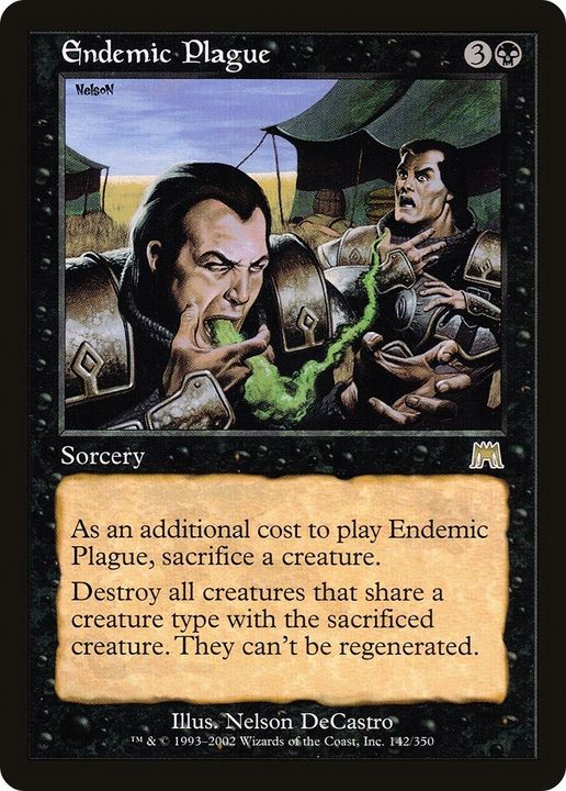 Endemic Plague in the group Magic the Gathering / Types / Colors / Black at Proxyprinters.com (7875)