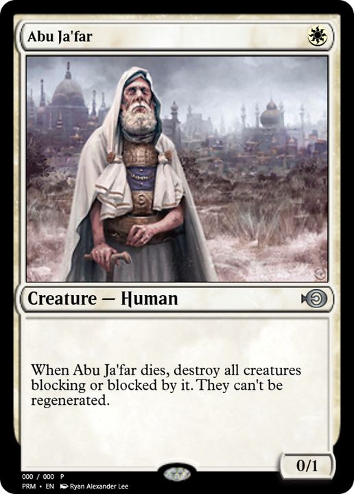 Abu Ja'far in the group Magic the Gathering / Types / Colors / White at Proxyprinters.com (78754)