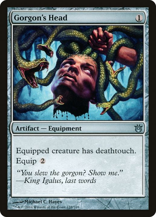 Gorgon's Head in the group Magic the Gathering / Types / Artifacts / Artifact at Proxyprinters.com (78759)