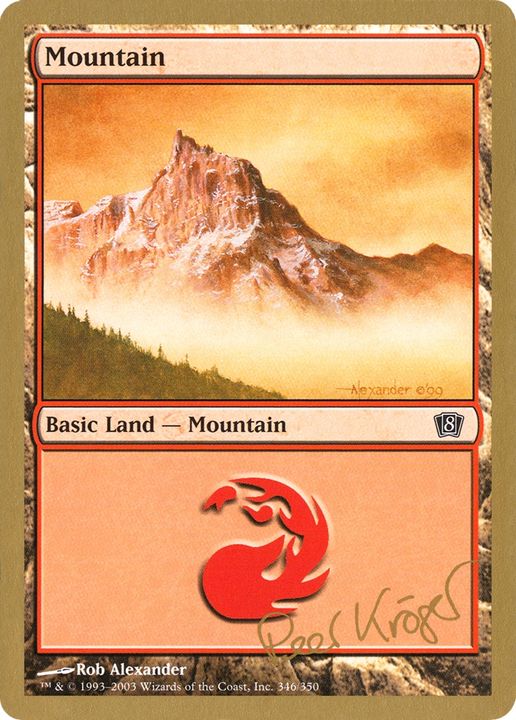 Mountain in the group Magic the Gathering / Sets / World Championship Decks 2003 at Proxyprinters.com (78762)