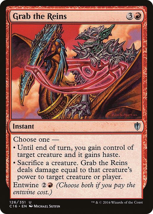 Grab the Reins in the group Magic the Gathering / Types / Colors / Red at Proxyprinters.com (78774)