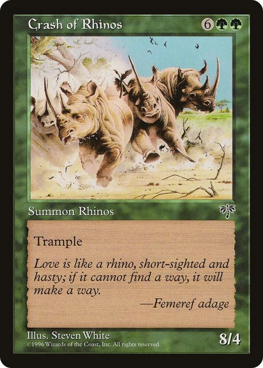 Crash of Rhinos in the group Magic the Gathering / Sets / Mirrodin Besieged Tokens at Proxyprinters.com (78776)