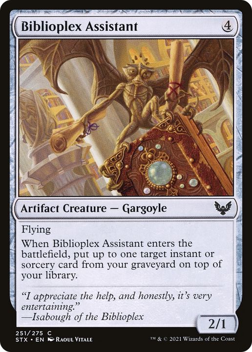 Biblioplex Assistant in the group Magic the Gathering / Sets / Strixhaven: School of Mages at Proxyprinters.com (78777)