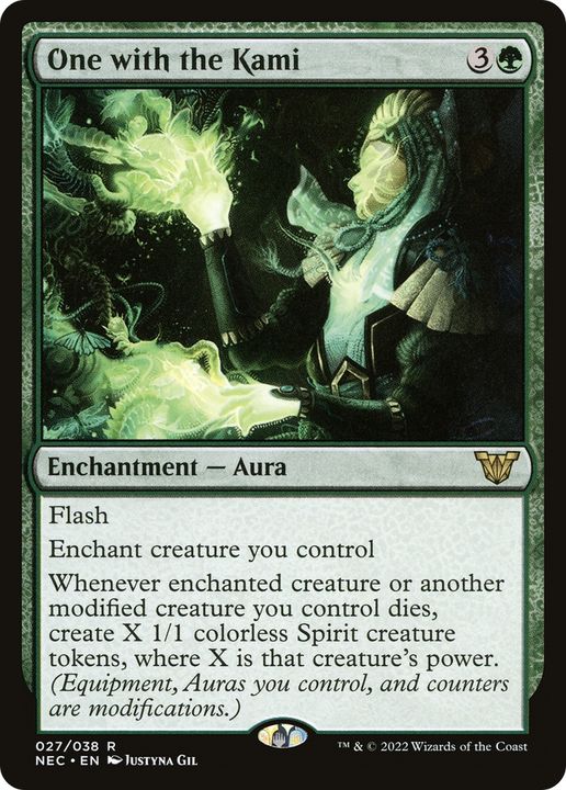 One with the Kami in the group Magic the Gathering / Types / Colors / Green at Proxyprinters.com (78787)