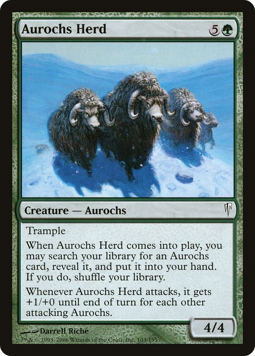 Aurochs Herd in the group Magic the Gathering / Sets / Coldsnap at Proxyprinters.com (78794)