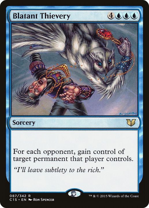 Blatant Thievery in the group Magic the Gathering / Types / Colors / Blue at Proxyprinters.com (788)