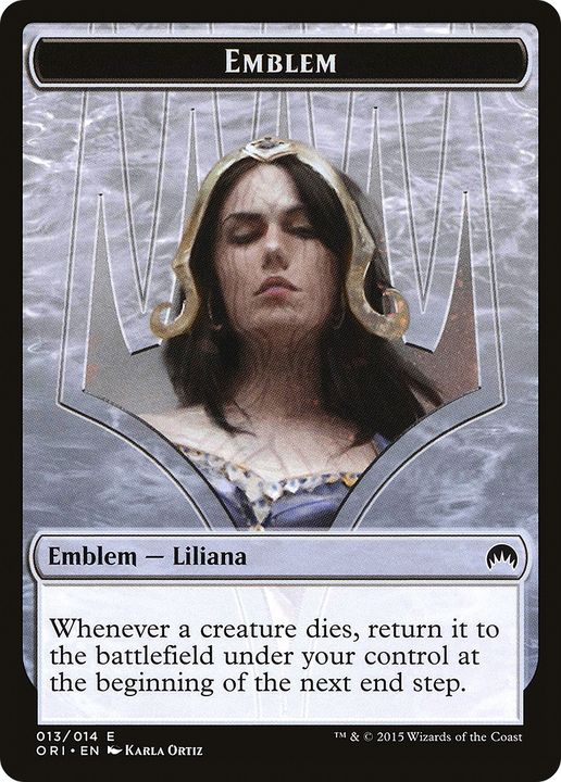 Liliana, Defiant Necromancer Emblem in the group Advanced search at Proxyprinters.com (78810)