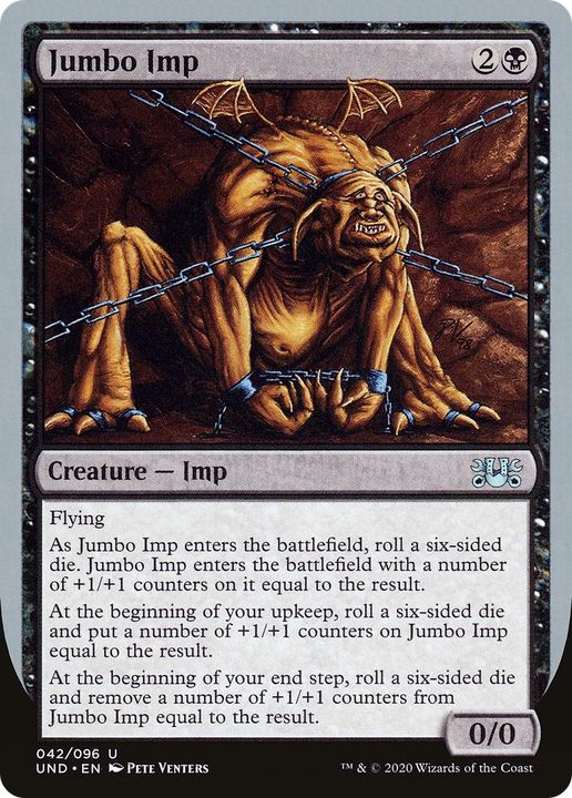 Jumbo Imp in the group Magic the Gathering / Types / Colors / Black at Proxyprinters.com (78813)