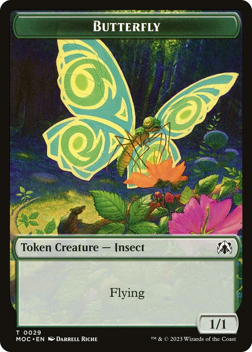 Butterfly in the group Magic the Gathering / Types / Colors / Green at Proxyprinters.com (78819)