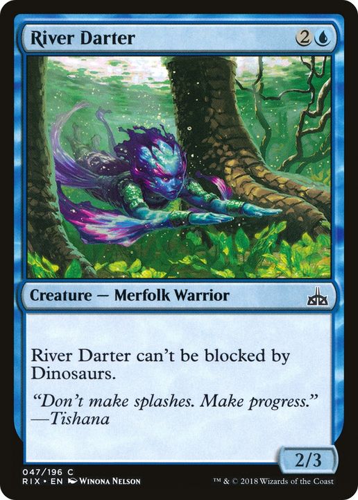 River Darter in the group Magic the Gathering / Types / Creatures / Warrior at Proxyprinters.com (78828)