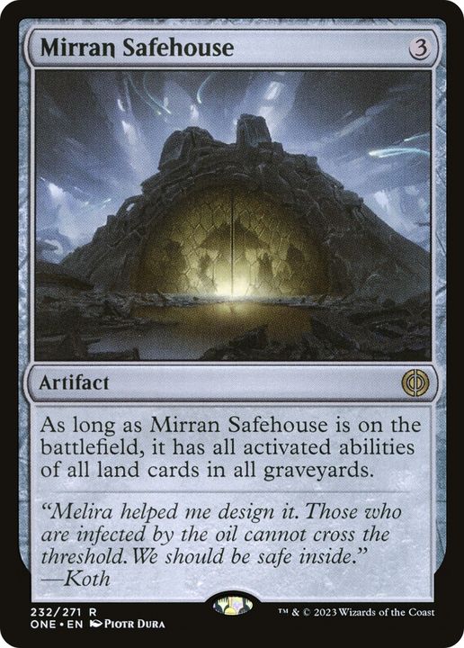 Mirran Safehouse in the group Magic the Gathering / Sets / Phyrexia: All Will Be One at Proxyprinters.com (78836)