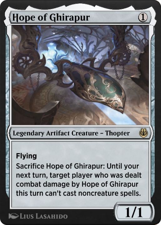 Hope of Ghirapur in the group Magic the Gathering / Types / Artifacts / Legendary Artifact at Proxyprinters.com (7884)