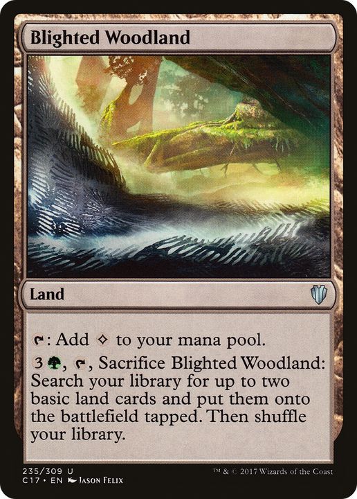 Blighted Woodland in the group Magic the Gathering / Types / Colors / Colorless at Proxyprinters.com (78862)