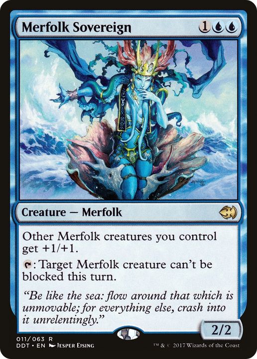 Merfolk Sovereign in the group Magic the Gathering / Sets / Duel Decks: Merfolk vs. Goblins at Proxyprinters.com (78870)