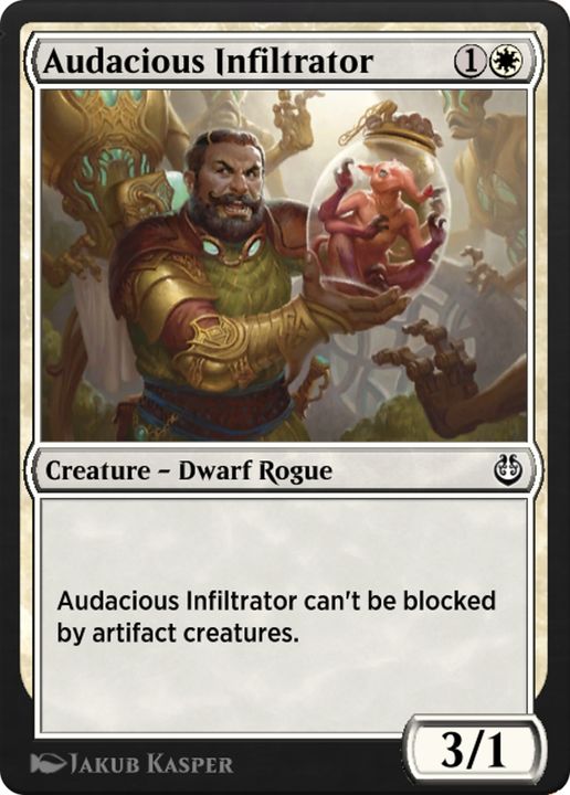 Audacious Infiltrator in the group Magic the Gathering / Types / Colors / White at Proxyprinters.com (78885)