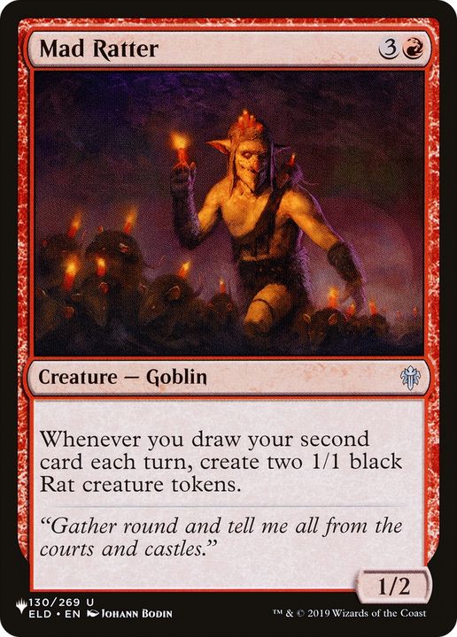 Mad Ratter in the group Magic the Gathering / Types / Colors / Red at Proxyprinters.com (78891)