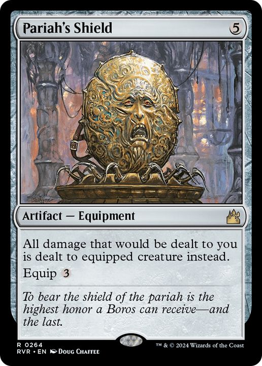 Pariah's Shield in the group Magic the Gathering / Sets / Ravnica: City of Guilds Promos at Proxyprinters.com (78898)