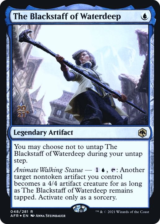 The Blackstaff of Waterdeep in the group Magic the Gathering / Types / Artifacts / Legendary Artifact at Proxyprinters.com (78907)