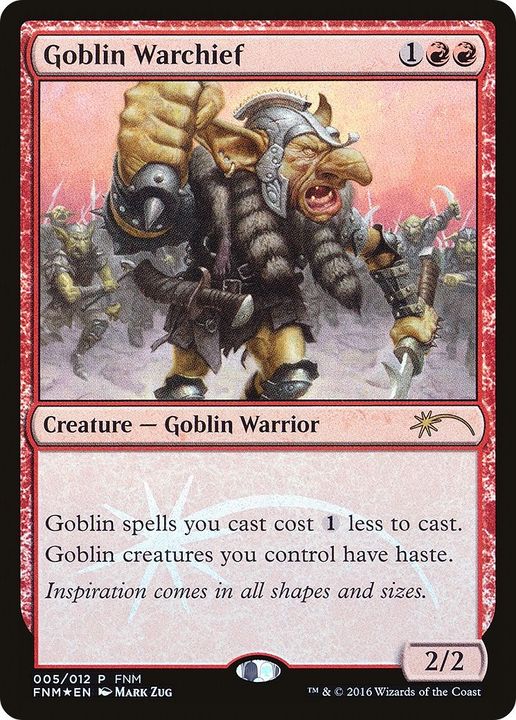 Goblin Warchief in the group Magic the Gathering / Types / Creatures / Warrior at Proxyprinters.com (7891)