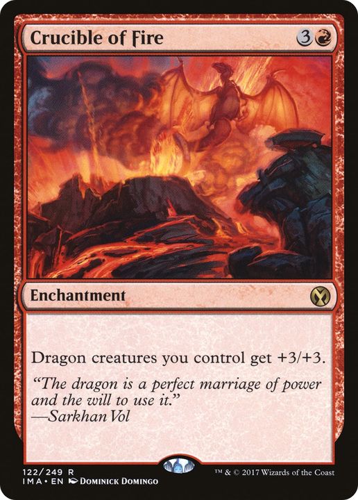 Crucible of Fire in the group Magic the Gathering / Types / Enchantment / Enchantment at Proxyprinters.com (78932)