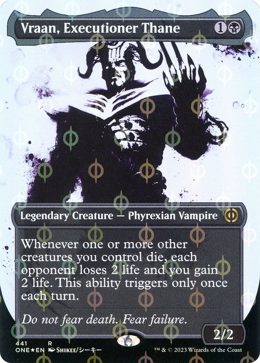 Vraan, Executioner Thane in the group Magic the Gathering / Types / Colors / Black at Proxyprinters.com (78954)