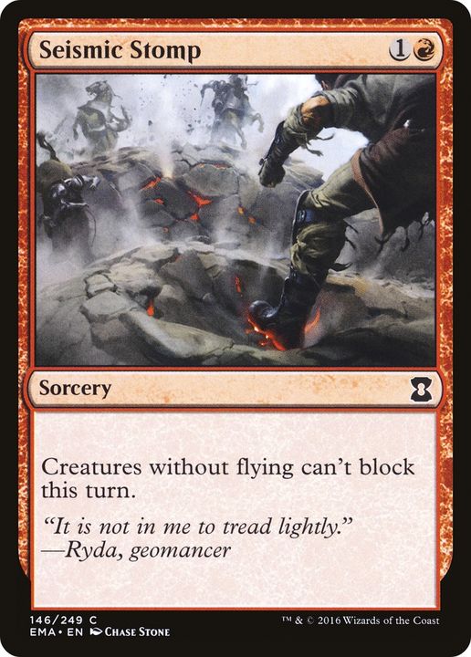 Seismic Stomp in the group Magic the Gathering / Types / Colors / Red at Proxyprinters.com (78966)