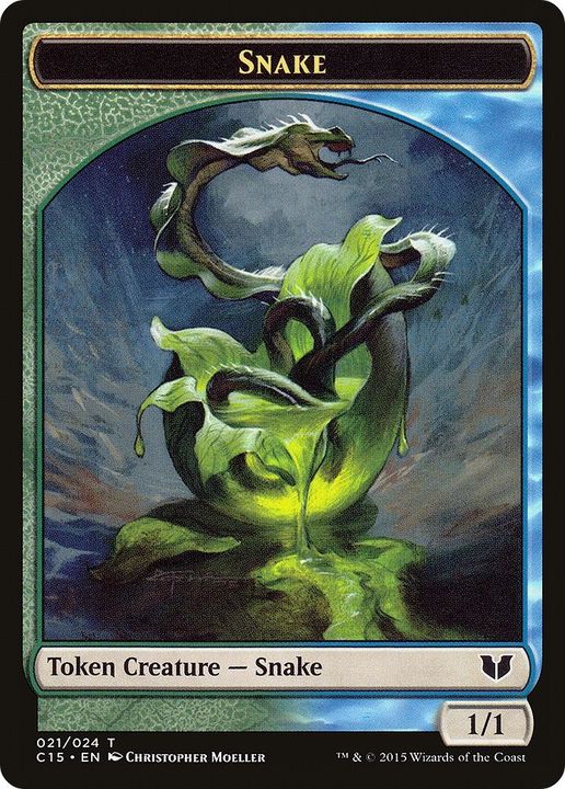 Snake in the group Magic the Gathering / Sets / Commander 2015 Tokens at Proxyprinters.com (7897)