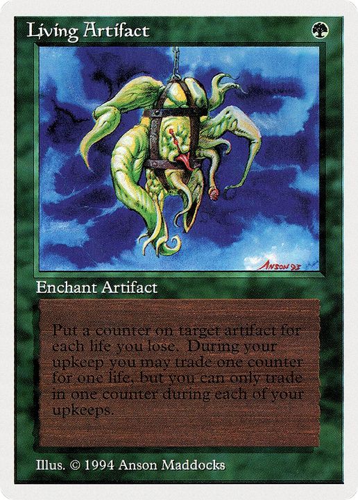 Living Artifact in the group Magic the Gathering / Types / Colors / Green at Proxyprinters.com (78979)