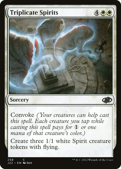 Triplicate Spirits in the group Magic the Gathering / Types / Colors / White at Proxyprinters.com (78989)