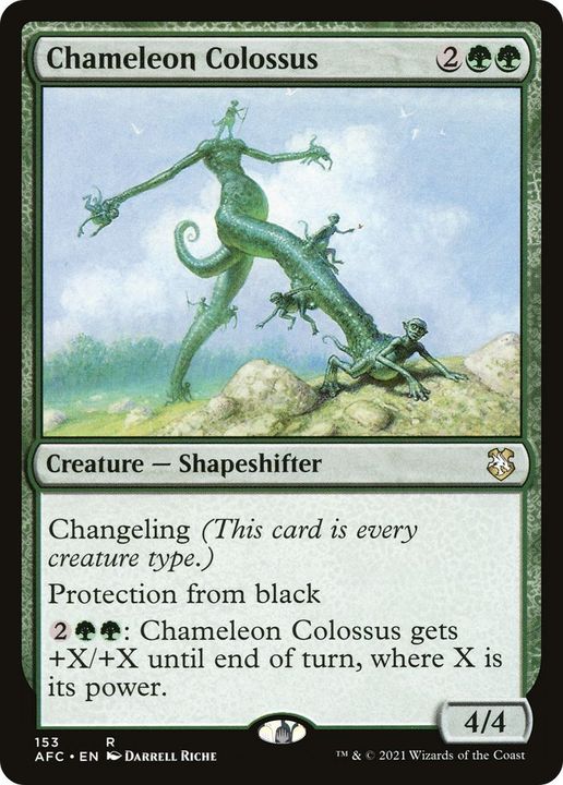 Chameleon Colossus in the group Magic the Gathering / Types / Colors / Green at Proxyprinters.com (7900)