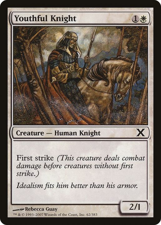 Youthful Knight in the group Magic the Gathering / Types / Colors / White at Proxyprinters.com (79003)