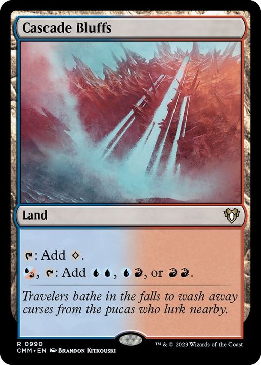 Cascade Bluffs in the group Magic the Gathering / Sets / Commander Masters at Proxyprinters.com (7901)