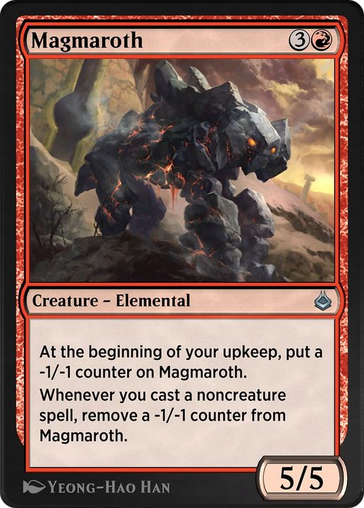 Magmaroth in the group Magic the Gathering / Types / Colors / Red at Proxyprinters.com (79012)