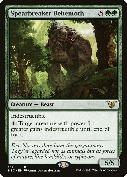 Spearbreaker Behemoth in the group Magic the Gathering / Types / Colors / Green at Proxyprinters.com (79048)