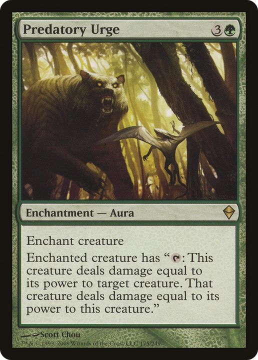 Predatory Urge in the group Magic the Gathering / Sets / Zendikar at Proxyprinters.com (79053)